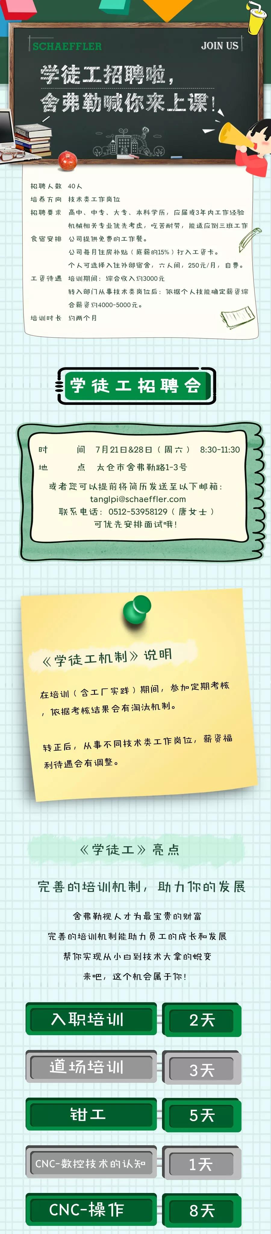 舍弗勒學(xué)徒工招聘