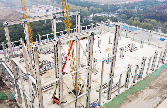 耐克物流擴(kuò)建工程加快建設(shè)